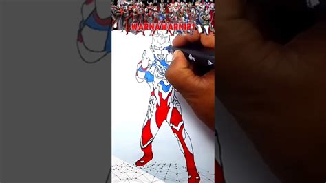 Menggambar Dan Mewarnai Ultraman Z Alpha Edge Ultraman Youtube