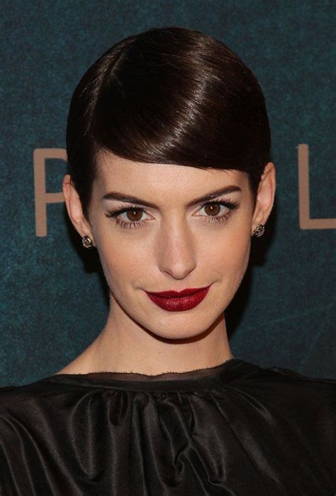 Anne Hathaway Shows You Inventive Ways To Wear A Pixie Short Pixie