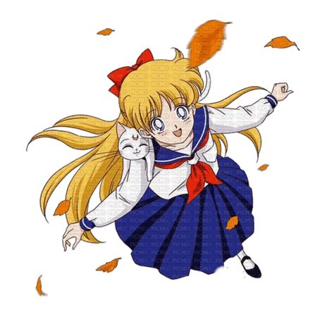 Minako And Artemis Elizamio Sailor Moon Anime Girl Free Png