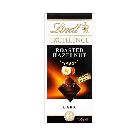 LINDT EXCELLENCE CZEKOLADA GORZKA ROASTED HAZELNUT 100G Super Alkohole