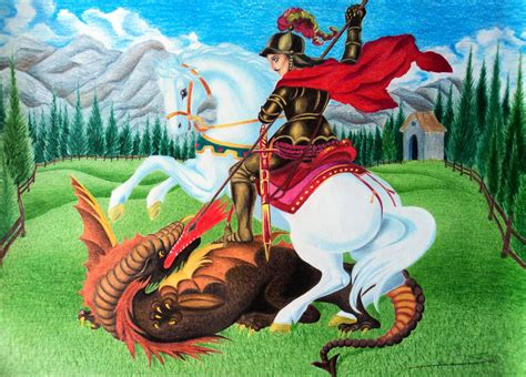 Desenho Do São Jorge - Saulo Rauber Desenho: São Jorge