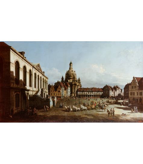 Bellotto Bernardo: New Market Square in Dresden