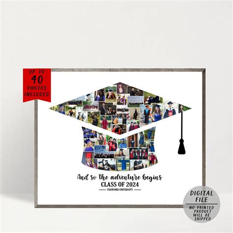 Graduation Photo Collage Graduation T Personalized T For Grad