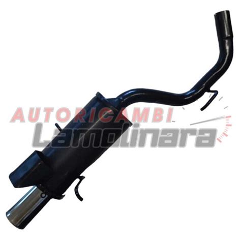 SILENZIATORE POSTERIORE MARMITTA SPORTIVA TERMINALE FIAT ABARTH RITMO