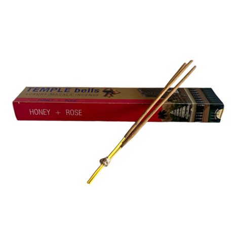 Namaste India Masala Incense Sticks Honey Rose Temple Bells Scentle