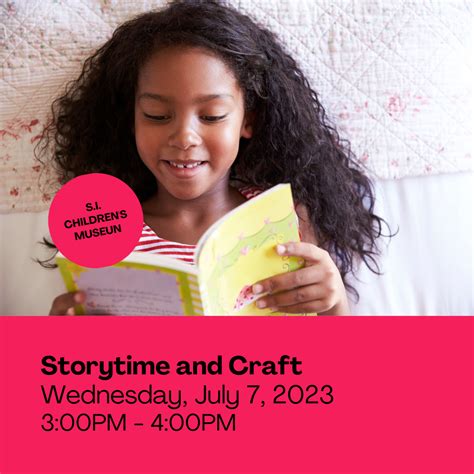 Storytime And Craft With Literacy Si Childrens Museum — Culture