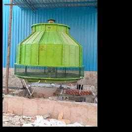 Round Bottle Shape Frp Cooling Tower Usage Application Industrial At