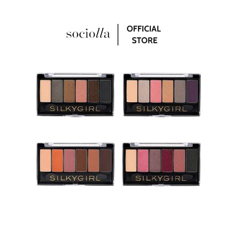 B Ng Ph N M T Silkygirl Truly Nude Eye Palette Shopee Vi T Nam