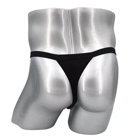 Uomo Rete Pacco Marsupio Perizoma Tanga Bikini Intimo Vita Bassa T Back