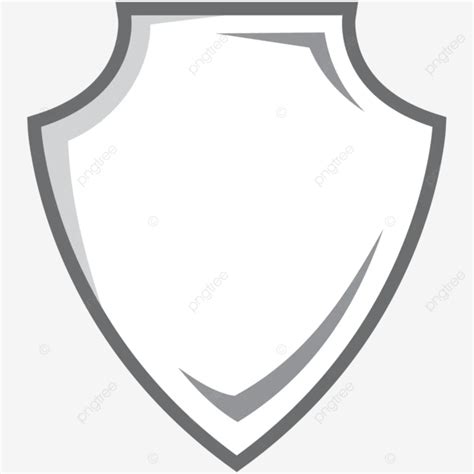 White Shield Vector White Shield Black And White Shield PNG And