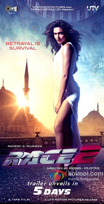 Deepika Padukone Stuns In Race 2 New Poster Koimoi