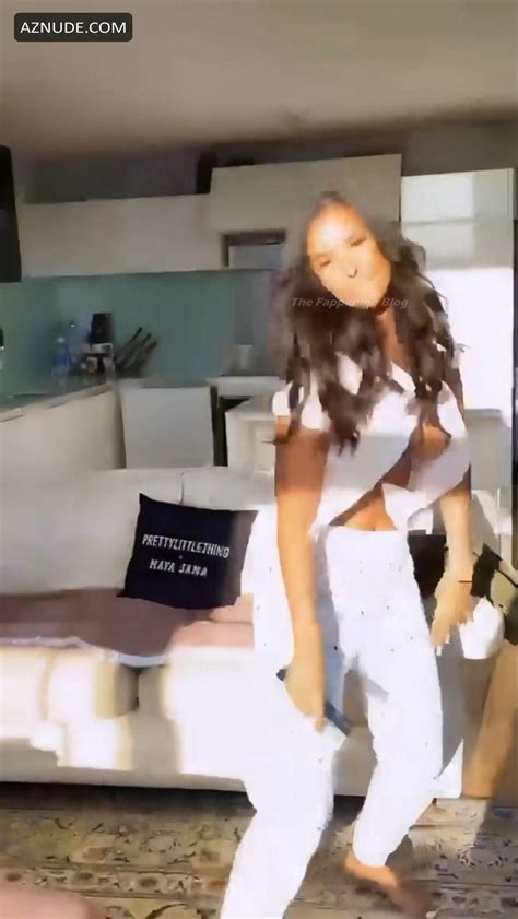Maya Jama Sexy Flashes Her Nude Tits While Dancing And Singing Aznude