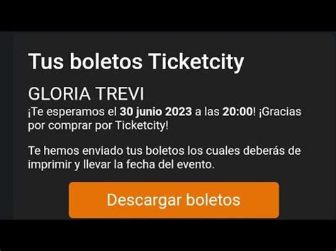 Ya Tengo Mi Boleto Para Gloria Trevi Youtube