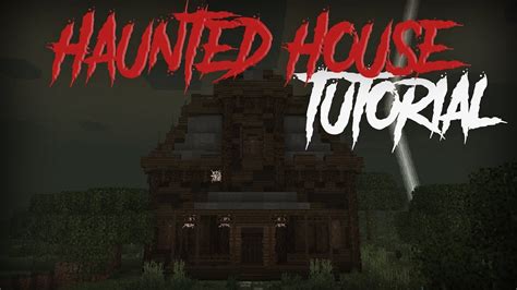 Minecraft Tutorial How To Build A Simple Haunted House Youtube