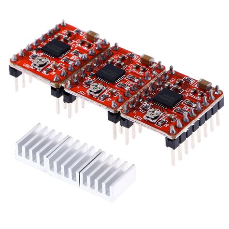 Weijiyouyu Pcs Stepstick Stepper Motor Driver Module A Heat Sink