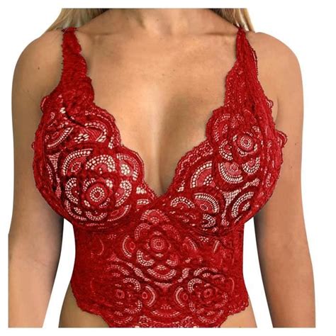 Femmes Lingerie Corset Dentelle Floral Bralette Bralet Soutien Gorge Tank Cami Crop Sous