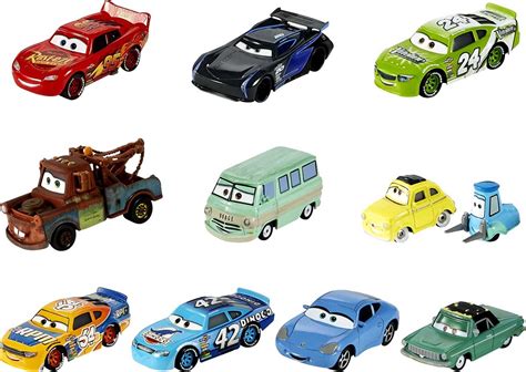 disney  pixar cars die cast vehicle  pack collectible set