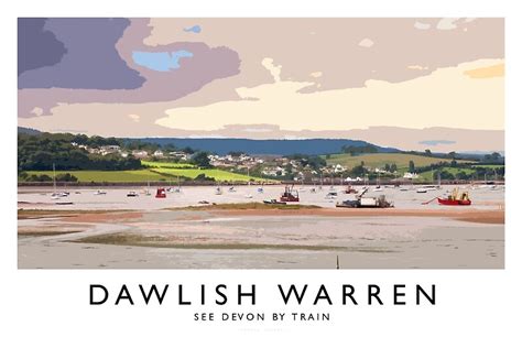 "Dawlish Warren (Railway Poster)" by Andrew Roland | Redbubble