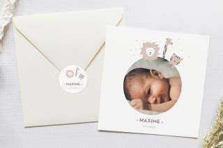 Cartes de Naissance à personnaliser Popcarte