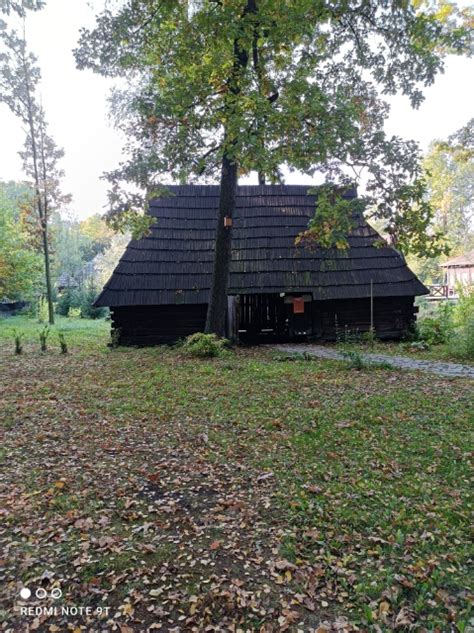 Prace konserwatorskie stodółki biedniackiej z Kobielic Skansen