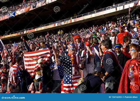 Usa Soccer Supporters Fifa Wc Editorial Image Image Of Compete