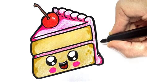 How To Draw Cute Cake