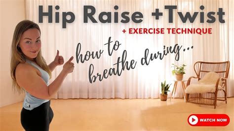 How To Breathe During Exercise Hip Raise Twist Controlled