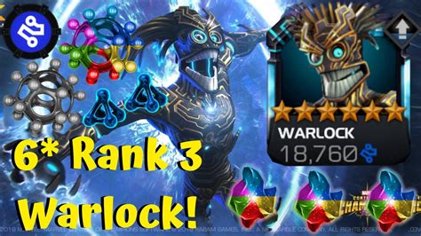 New 6 Star Rank 3 Warlock Rank Upandgameplay Beyond God Tier Utility Marvel Contest Of