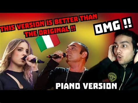 Reaction LA RONDINE Live A RADIOITALIALIVE PIANO VOCE YouTube