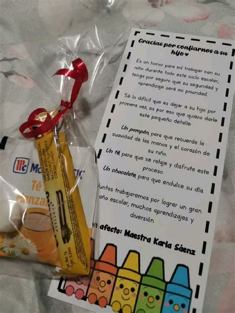 Regalo Para Pap S Primer D A De Preescolar Notas Para Los Padres