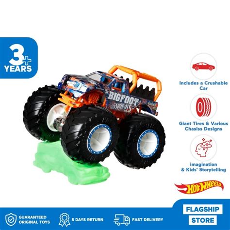 Jual Hot Wheels Monster Trucks Bigfoot Fan Favorites Mainan Mobil Balap Shopee Indonesia