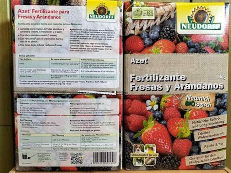 Fertilizantes Abono ecológico para fresas y arándanos Plantamus