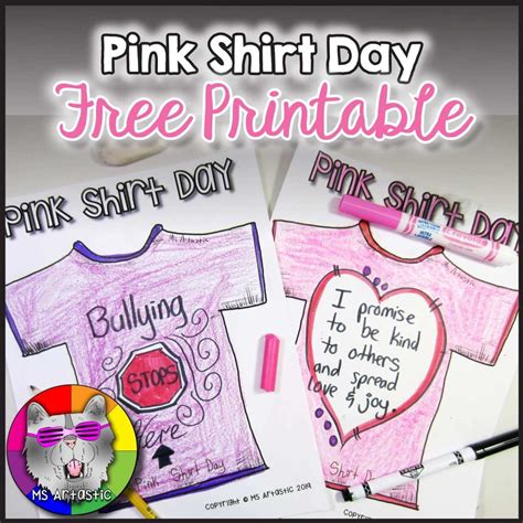 How To Create A Pink Shirt Day Art Project Artofit