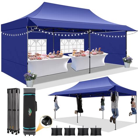 Cobizi X Commercial Pop Up Canopy Waterproof Tent With Removable