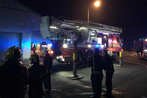 Video And Pictures Firefighters Tackle Severe Bilston Factory Blaze