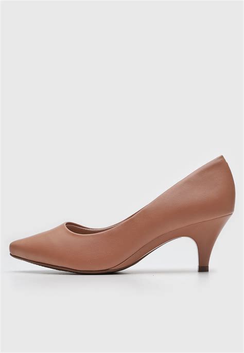 Scarpin Beira Rio Salto Fino Nude Compre Agora Dafiti Brasil