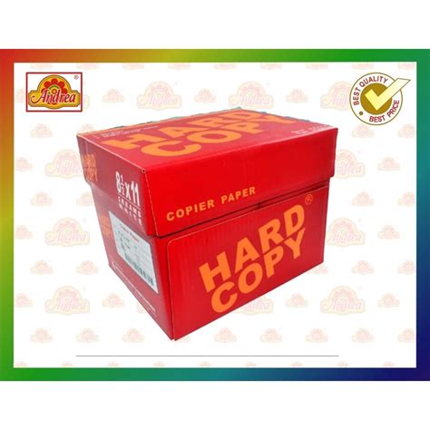 Hard Copy Bond Paper Gsm Substance Per Box Reams Shopee