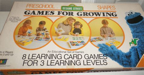 Sesame Street Preschool Games For Growing Shapes Board Game