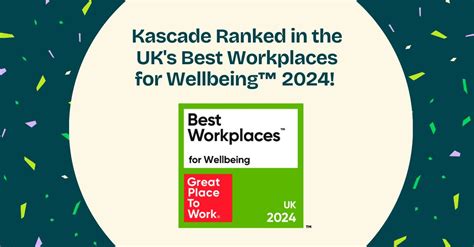 Kascade Ranked In The Uk S Best Workplaces For Wellbeing