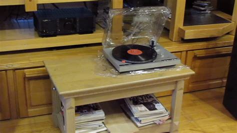 Проигрыватель винила Ария 102 + усилитель Grundig + акустика - YouTube