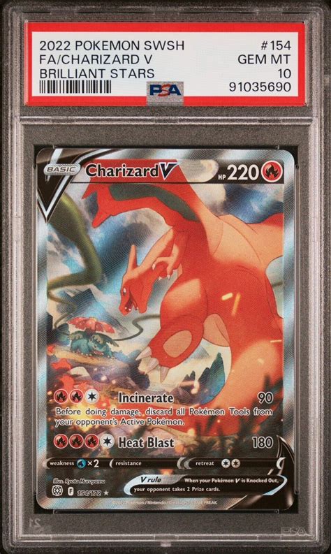 Charizard V Sword Shield Brilliant Stars Holo