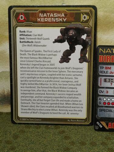 Battletech Catalyst Kickstarter Legendary Natasha Kerensky Dire Wolf