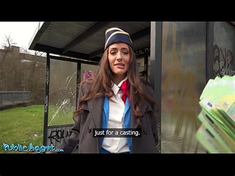 Public Agent Big Tits Brunette Air Hostess Coco Bae POV Blowjob Hot Sex Outdoors Fast Hard