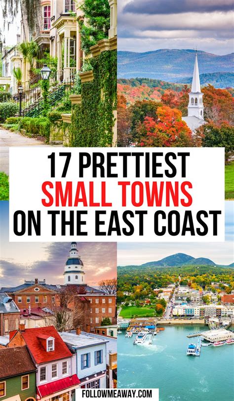 17 Cutest Small Towns On The East Coast Usa East Coast Vacation East