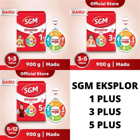Jual Susu Sgm Eksplor 1 Plus 3 Plus 5 Plus Sgm 1 Sgm 3 Sgm