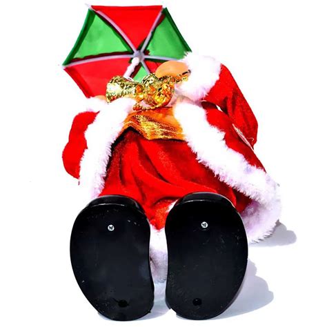 Электрический Санта-Клаус, музыкальная маленькая кукла, танцующий ...