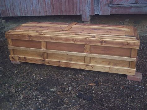 Buy Handmade Reclaimed Knotty Pine Custom Casket Made To Order From The Strong Oaks Woodshop