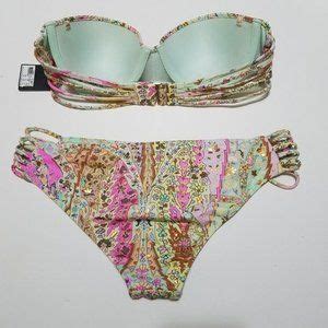 Victoria S Secret Swim Nwt Victorias Secret Swim Strapless Bikini Top And Bottom Poshmark