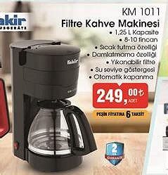 Fakir KM 1011 Filtre Kahve Makinesi İndirimde Market