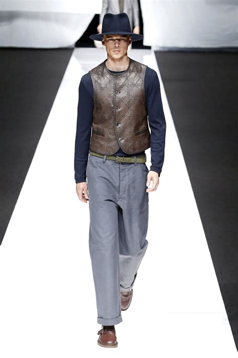 Giorgio Armani Menswear Fashion Show Collection Spring Summer